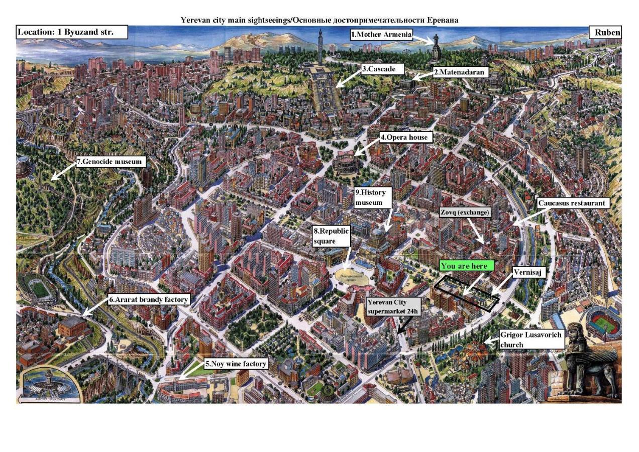 Vernisaj Apt At Republic Square & Ruben Tours Ереван Екстериор снимка